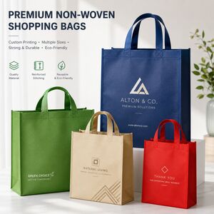 reusable non-woven polypropylene tote bags color options for wholesale buyers
